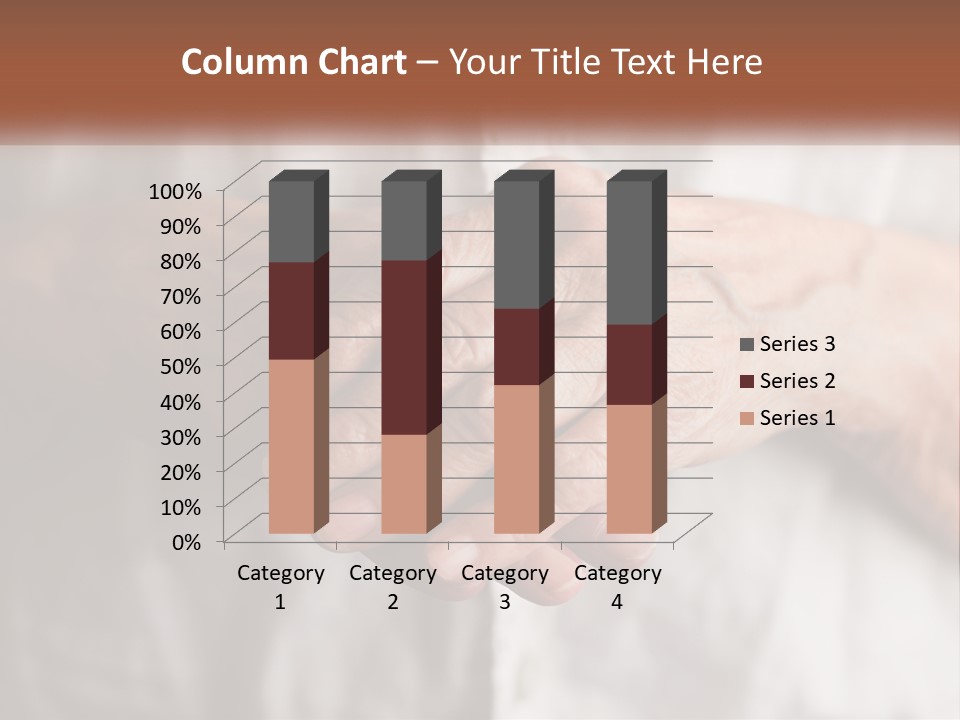 An Elderly Person Holding The Hand Of A Younger Person PowerPoint Template
