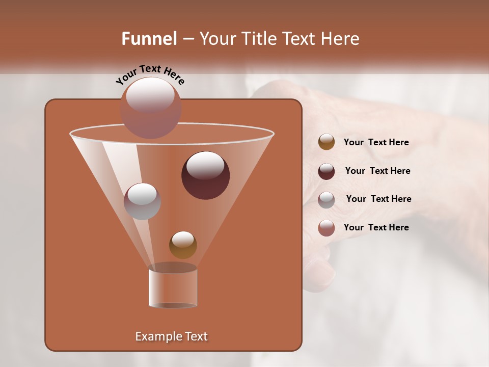 An Elderly Person Holding The Hand Of A Younger Person PowerPoint Template