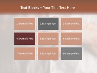 An Elderly Person Holding The Hand Of A Younger Person PowerPoint Template