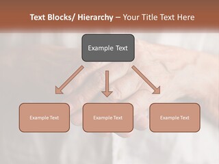 An Elderly Person Holding The Hand Of A Younger Person PowerPoint Template