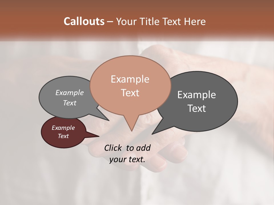 An Elderly Person Holding The Hand Of A Younger Person PowerPoint Template