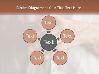 An Elderly Person Holding The Hand Of A Younger Person PowerPoint Template