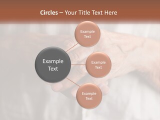 An Elderly Person Holding The Hand Of A Younger Person PowerPoint Template
