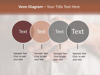 An Elderly Person Holding The Hand Of A Younger Person PowerPoint Template