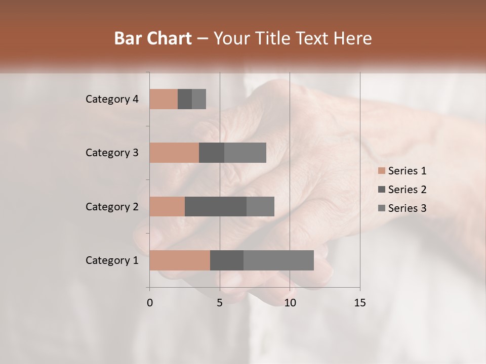 An Elderly Person Holding The Hand Of A Younger Person PowerPoint Template