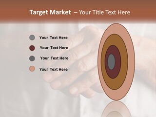 An Elderly Person Holding The Hand Of A Younger Person PowerPoint Template