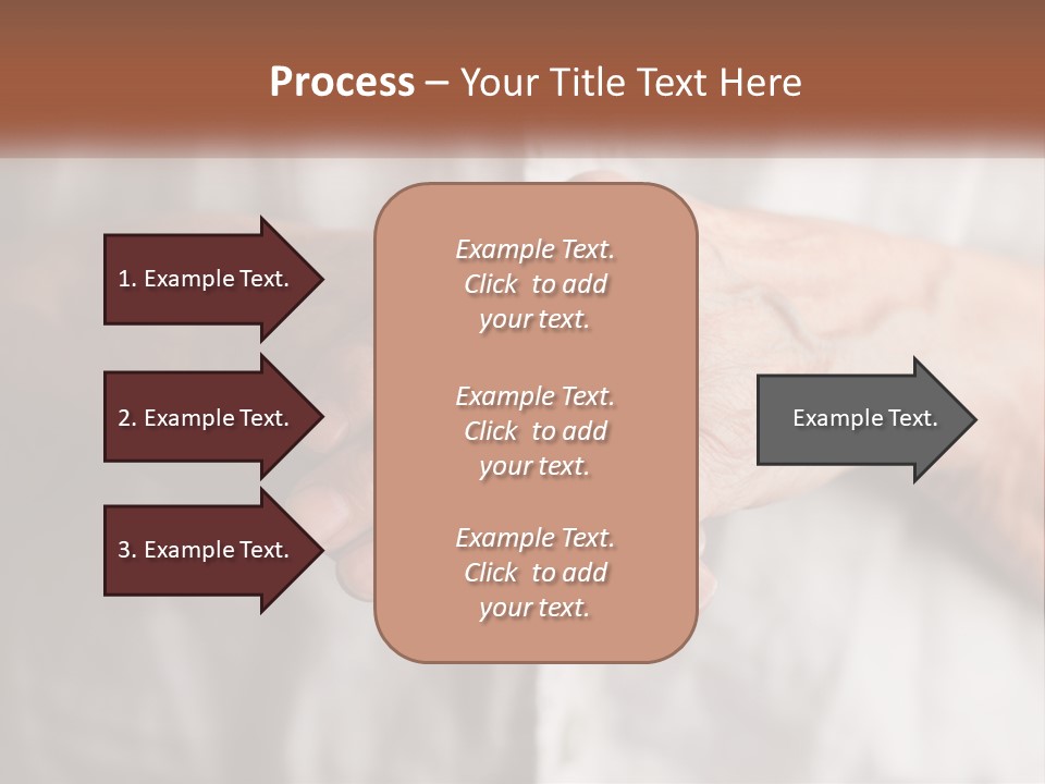 An Elderly Person Holding The Hand Of A Younger Person PowerPoint Template