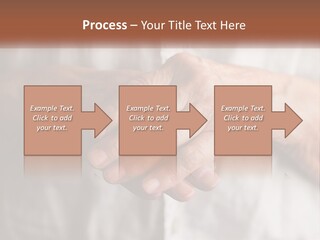 An Elderly Person Holding The Hand Of A Younger Person PowerPoint Template