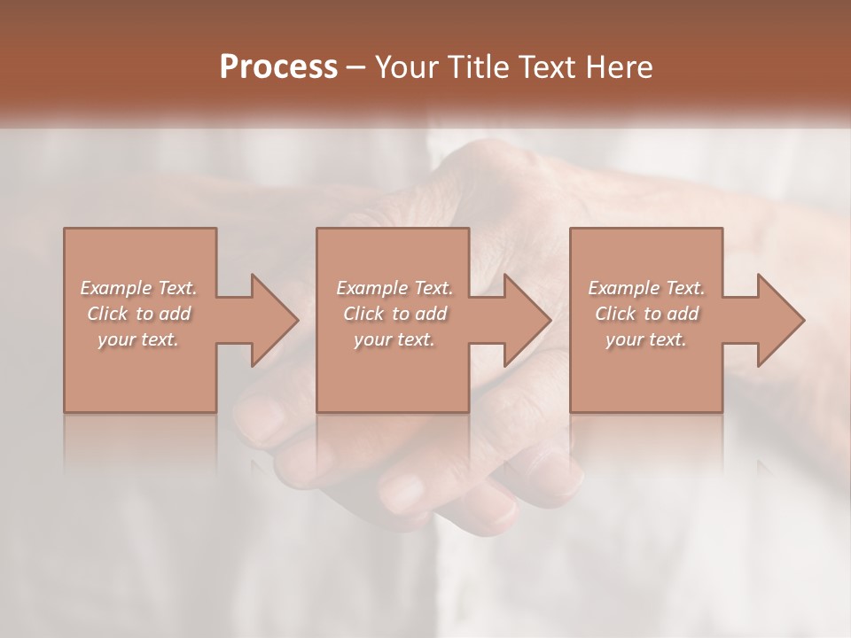 An Elderly Person Holding The Hand Of A Younger Person PowerPoint Template