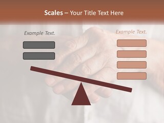 An Elderly Person Holding The Hand Of A Younger Person PowerPoint Template