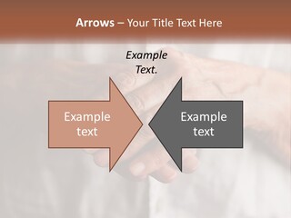 An Elderly Person Holding The Hand Of A Younger Person PowerPoint Template