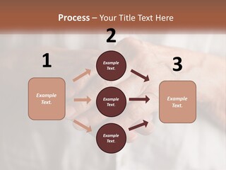 An Elderly Person Holding The Hand Of A Younger Person PowerPoint Template