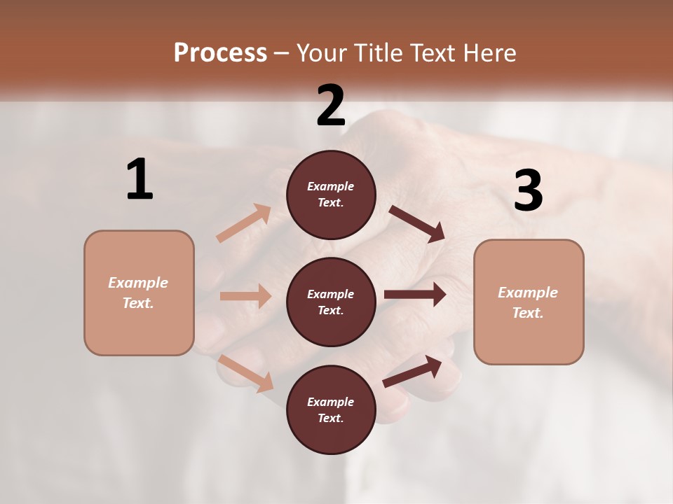 An Elderly Person Holding The Hand Of A Younger Person PowerPoint Template