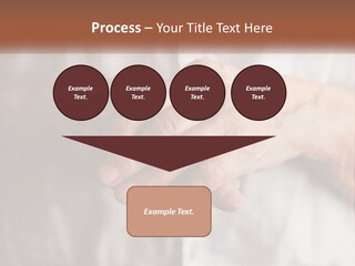 An Elderly Person Holding The Hand Of A Younger Person PowerPoint Template