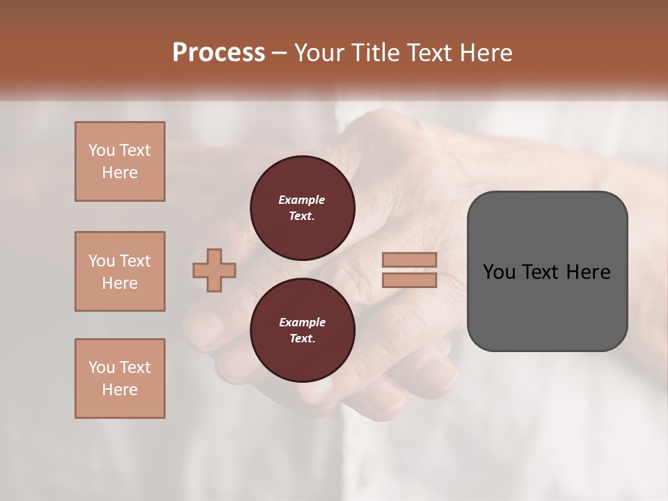 An Elderly Person Holding The Hand Of A Younger Person PowerPoint Template