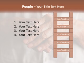 An Elderly Person Holding The Hand Of A Younger Person PowerPoint Template