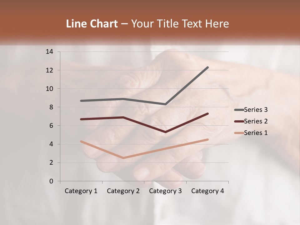 An Elderly Person Holding The Hand Of A Younger Person PowerPoint Template