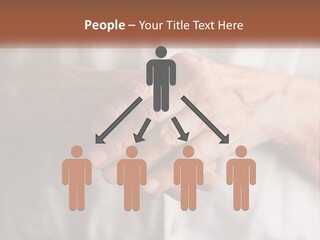 An Elderly Person Holding The Hand Of A Younger Person PowerPoint Template