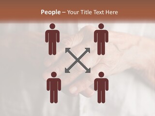An Elderly Person Holding The Hand Of A Younger Person PowerPoint Template