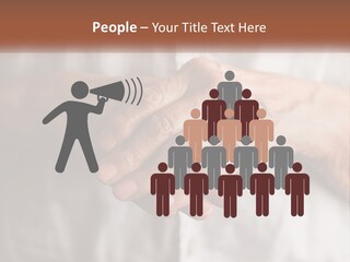 An Elderly Person Holding The Hand Of A Younger Person PowerPoint Template