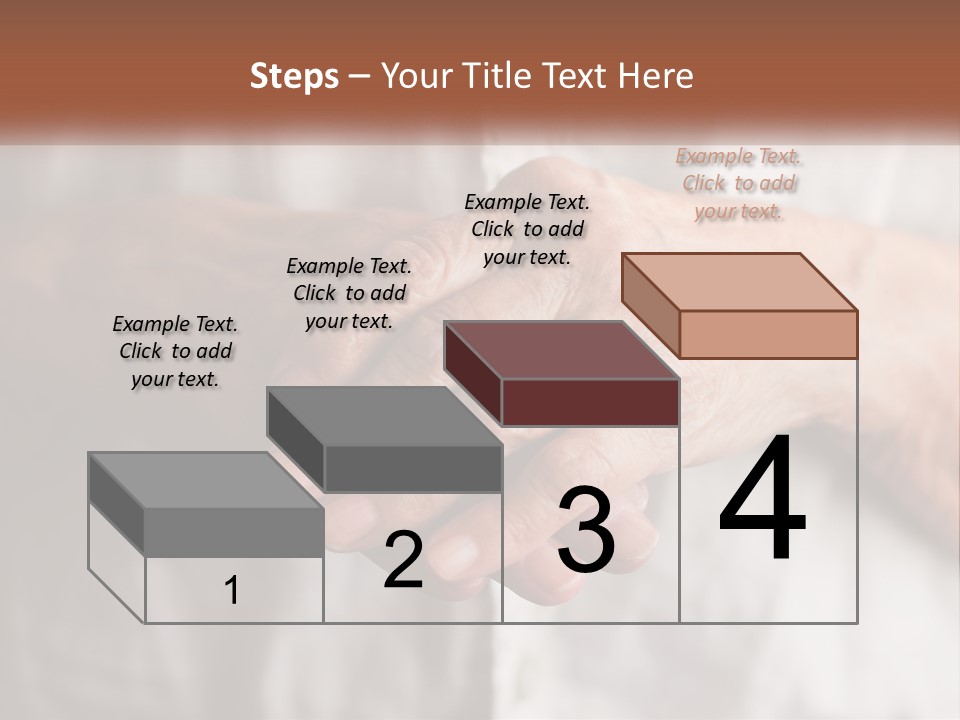 An Elderly Person Holding The Hand Of A Younger Person PowerPoint Template