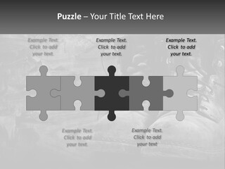 A Black And White Photo Of A Pair Of Boots PowerPoint Template