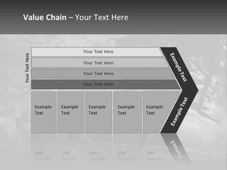 A Black And White Photo Of A Pair Of Boots PowerPoint Template