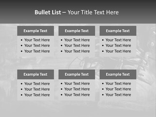 A Black And White Photo Of A Pair Of Boots PowerPoint Template