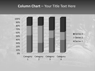 A Black And White Photo Of A Pair Of Boots PowerPoint Template