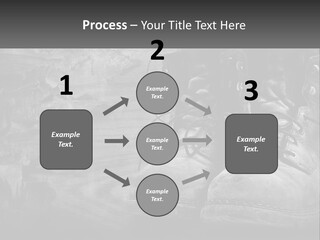 A Black And White Photo Of A Pair Of Boots PowerPoint Template