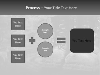 A Black And White Photo Of A Pair Of Boots PowerPoint Template