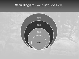 A Black And White Photo Of A Pair Of Boots PowerPoint Template