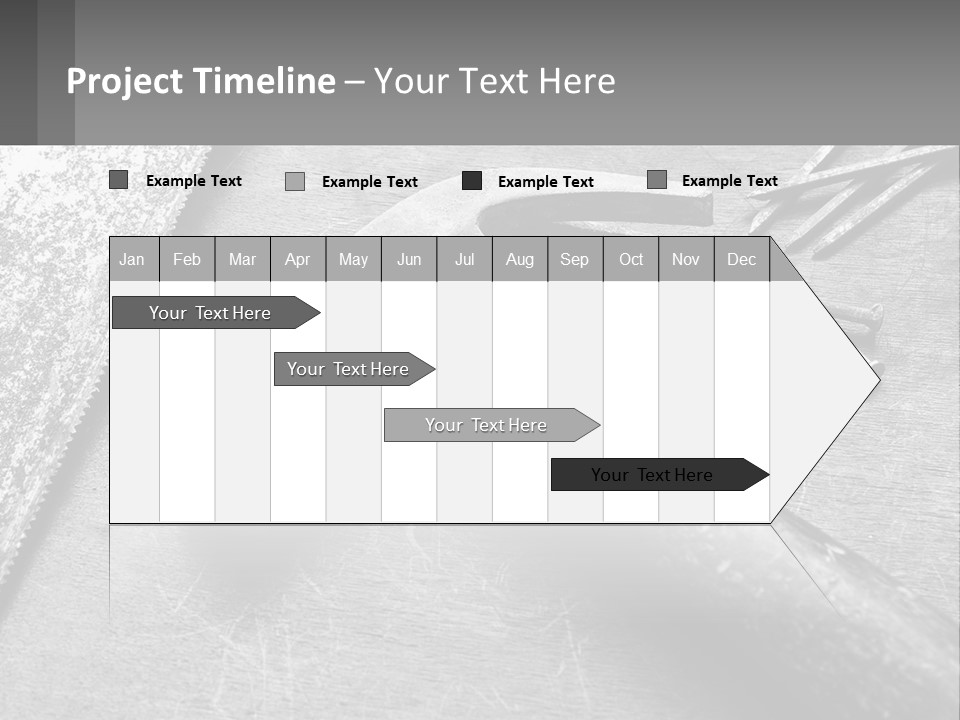 A Hammer And Nails On A Table Powerpoint Template PowerPoint Template
