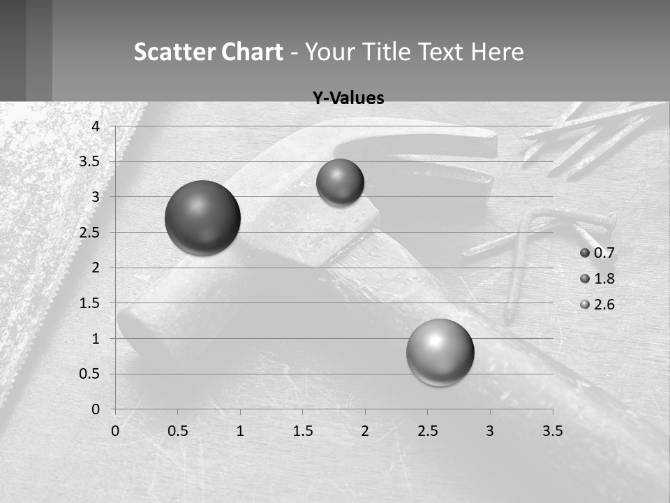 A Hammer And Nails On A Table Powerpoint Template PowerPoint Template