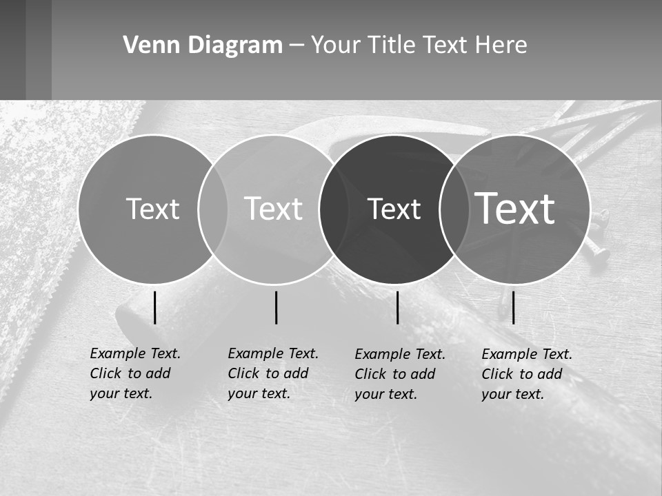 A Hammer And Nails On A Table Powerpoint Template PowerPoint Template