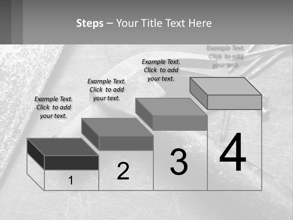 A Hammer And Nails On A Table Powerpoint Template PowerPoint Template