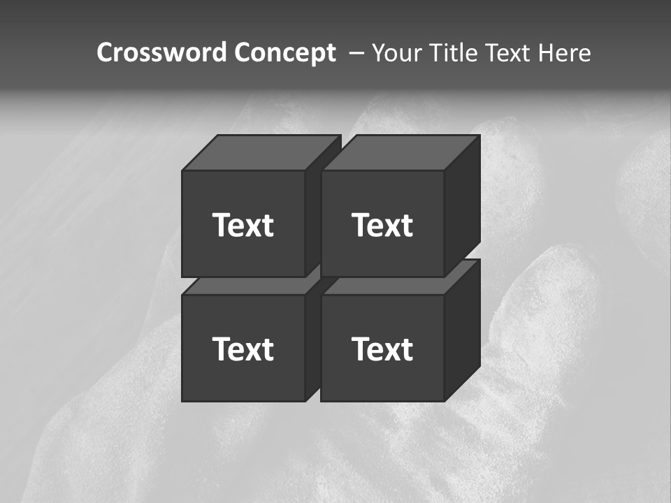 A Black And White Photo Of A Pair Of Gloves PowerPoint Template