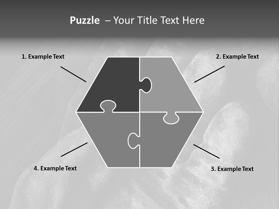 A Black And White Photo Of A Pair Of Gloves PowerPoint Template