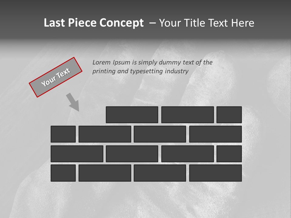 A Black And White Photo Of A Pair Of Gloves PowerPoint Template