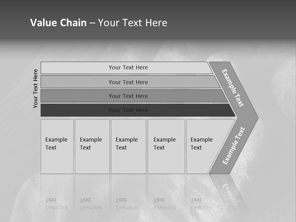 A Black And White Photo Of A Pair Of Gloves PowerPoint Template