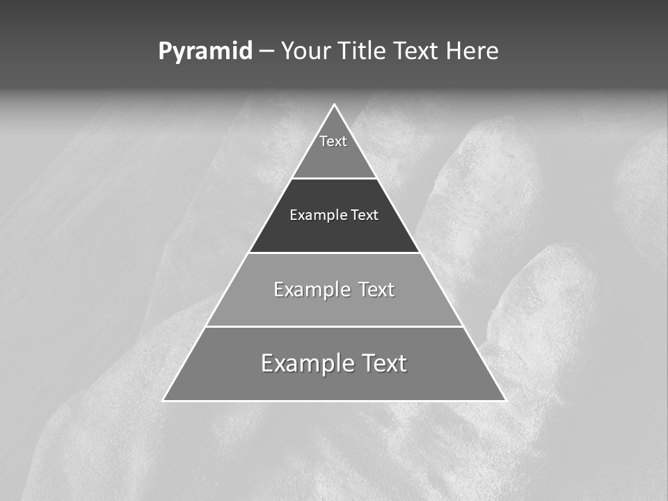 A Black And White Photo Of A Pair Of Gloves PowerPoint Template