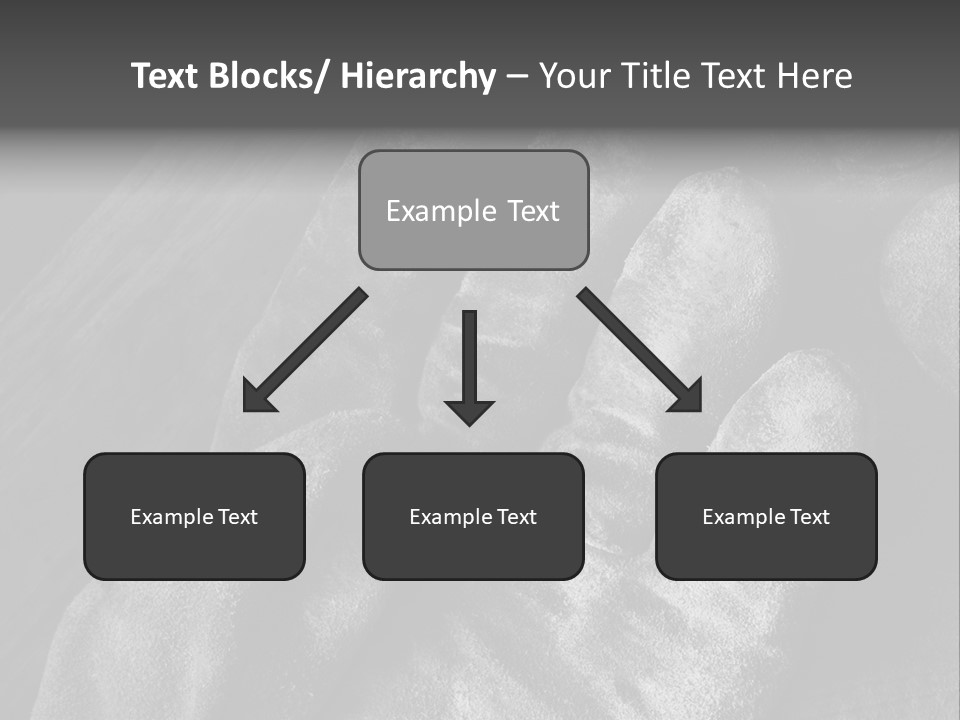 A Black And White Photo Of A Pair Of Gloves PowerPoint Template