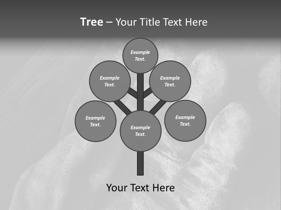 A Black And White Photo Of A Pair Of Gloves PowerPoint Template