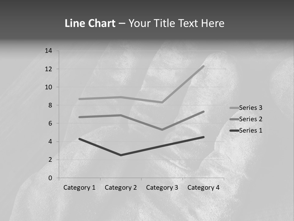 A Black And White Photo Of A Pair Of Gloves PowerPoint Template