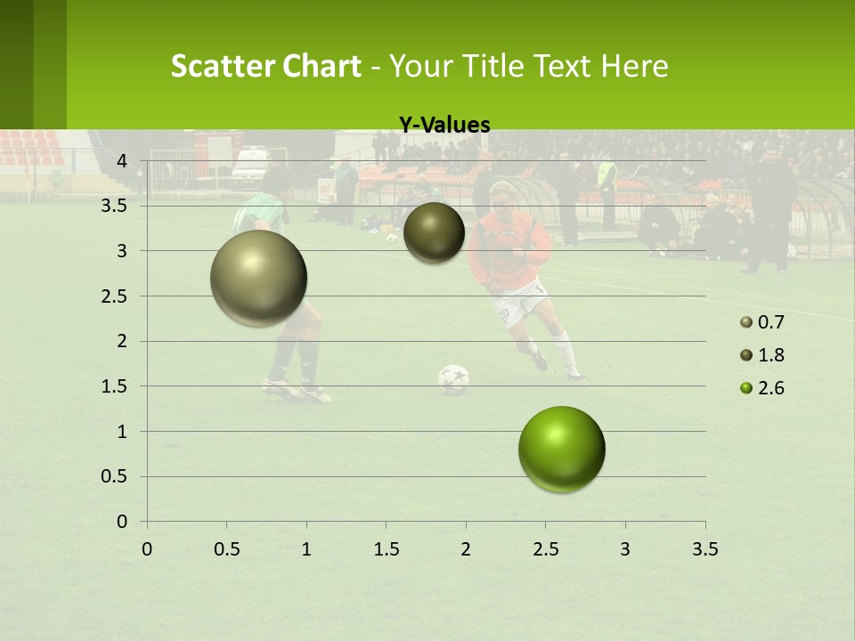 A Group Of Young Men Playing A Game Of Soccer PowerPoint Template