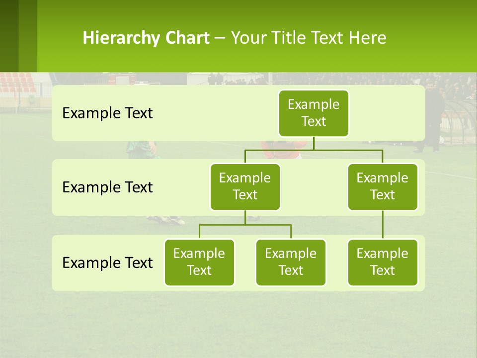 A Group Of Young Men Playing A Game Of Soccer PowerPoint Template