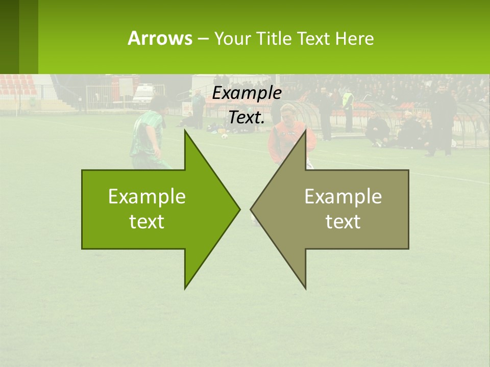 A Group Of Young Men Playing A Game Of Soccer PowerPoint Template