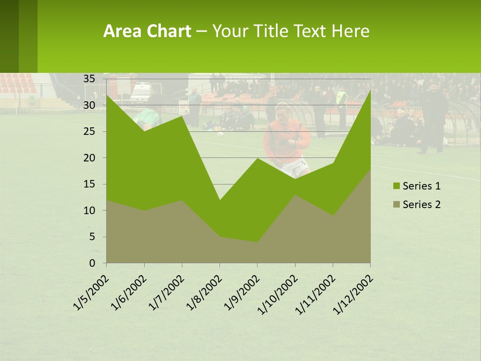 A Group Of Young Men Playing A Game Of Soccer PowerPoint Template