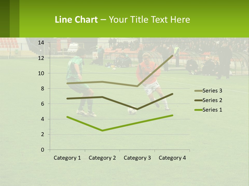 A Group Of Young Men Playing A Game Of Soccer PowerPoint Template