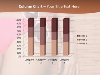A Woman In A Pink Bikini With Sunglasses PowerPoint Template